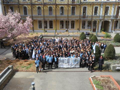 Simulation de Conférence des Nations-Unies  au Lycée Berthollet . Avril 2019 